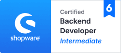 Shopware 6 Certified Backend Developer (Intermediate)