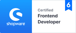 Shopware 6 Certified Frontend Developer